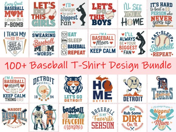 100 Baseball T-Shirt Designs: Graphics Review