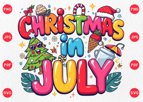 Christmas in July PNG Design: Graphics & T-Shirt Designs Review