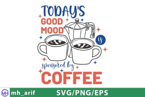 Coffee Quote Hand-drawn Graphics for T-Shirt & Blog Design Use
