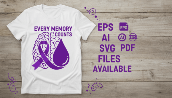 Dementia Support T-Shirt Design Graphics Review
