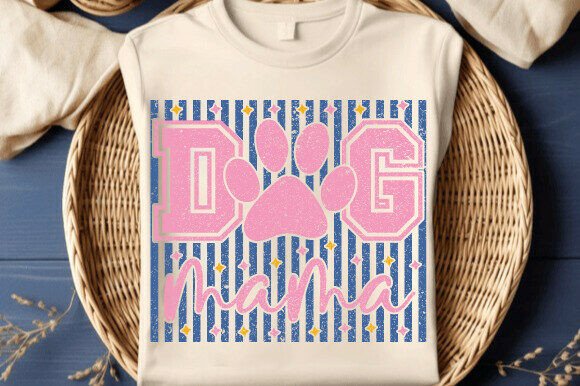 Dog Mama PNG Floral T-Shirt Graphics Review