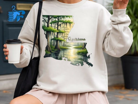 Louisiana Bayou Nature Shirt Design Graphics