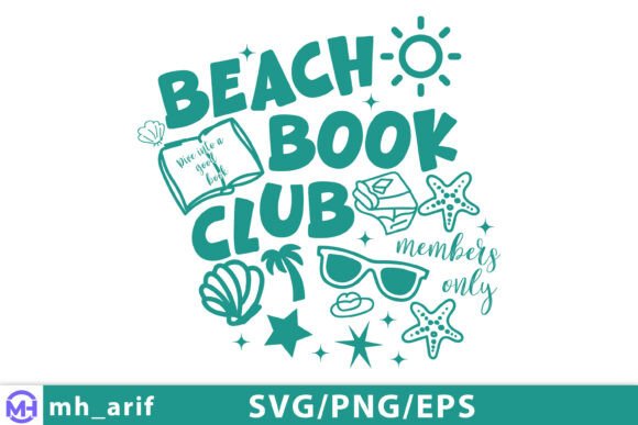 Summer Beach Book Club Graphics & T-Shirt Designs
